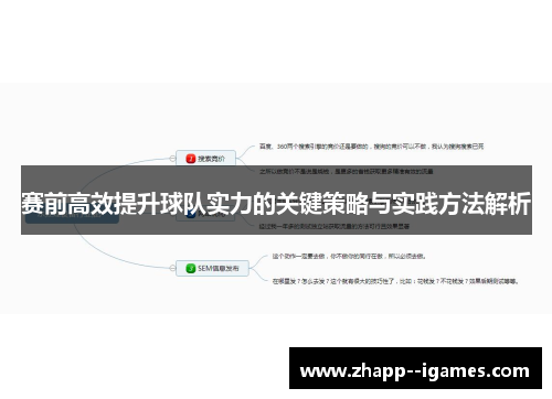 赛前高效提升球队实力的关键策略与实践方法解析